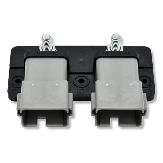 Bluewater Dual 12 Position Male Sealed Deutsch Connector Busbar - 5/16" Stud