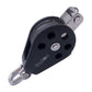 Barton Size 3 45mm Plain Bearing Pulley Block Single Swivel & Becket