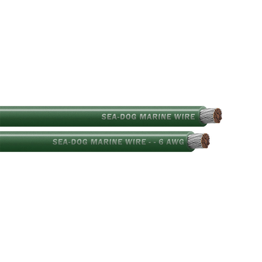 Sea-Dog 6 AWG Green Battery Cable - 50'