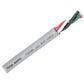 Pacer Round 4 Conductor Cable - 100' – Grey Jacket - 8/4 AWG - Black, Red, Green, & White