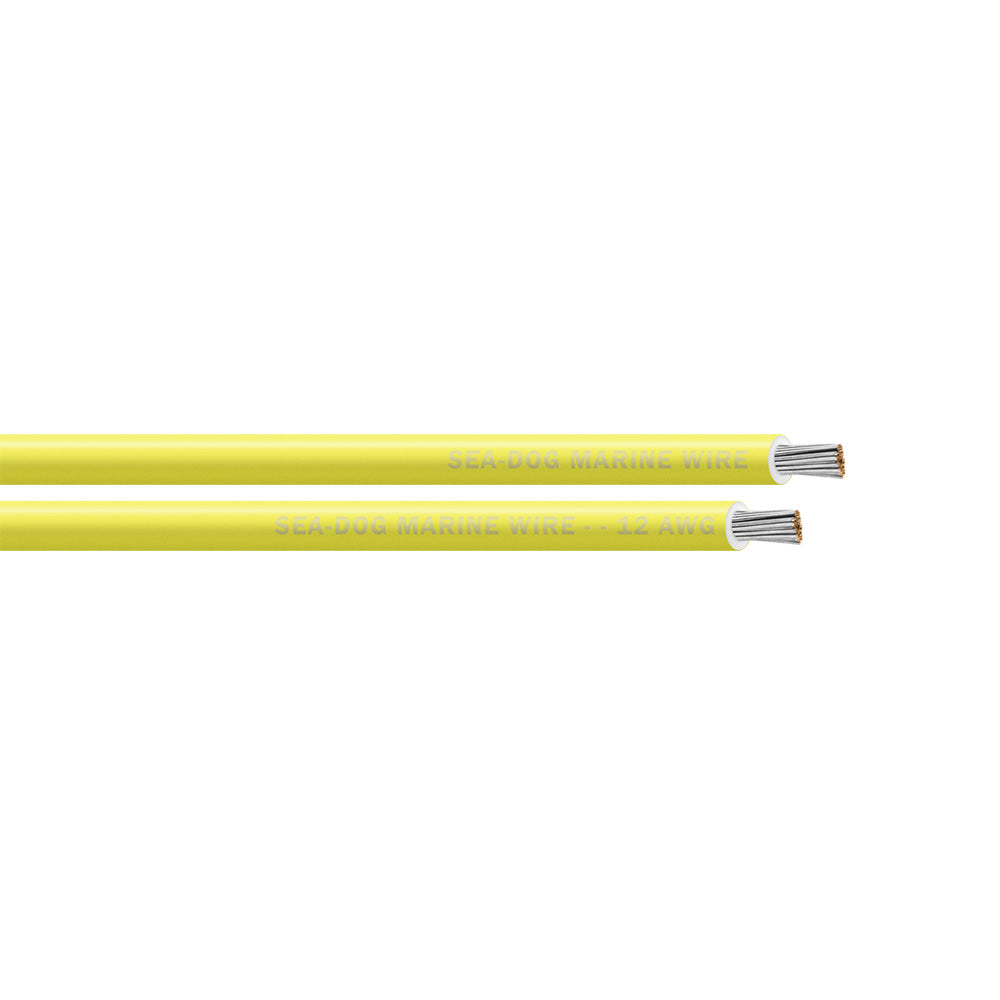 Sea-Dog 12 AWG Yellow Primary Wire - 100'