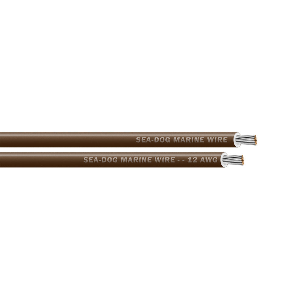 Sea-Dog 12 AWG Brown Primary Wire - 250'