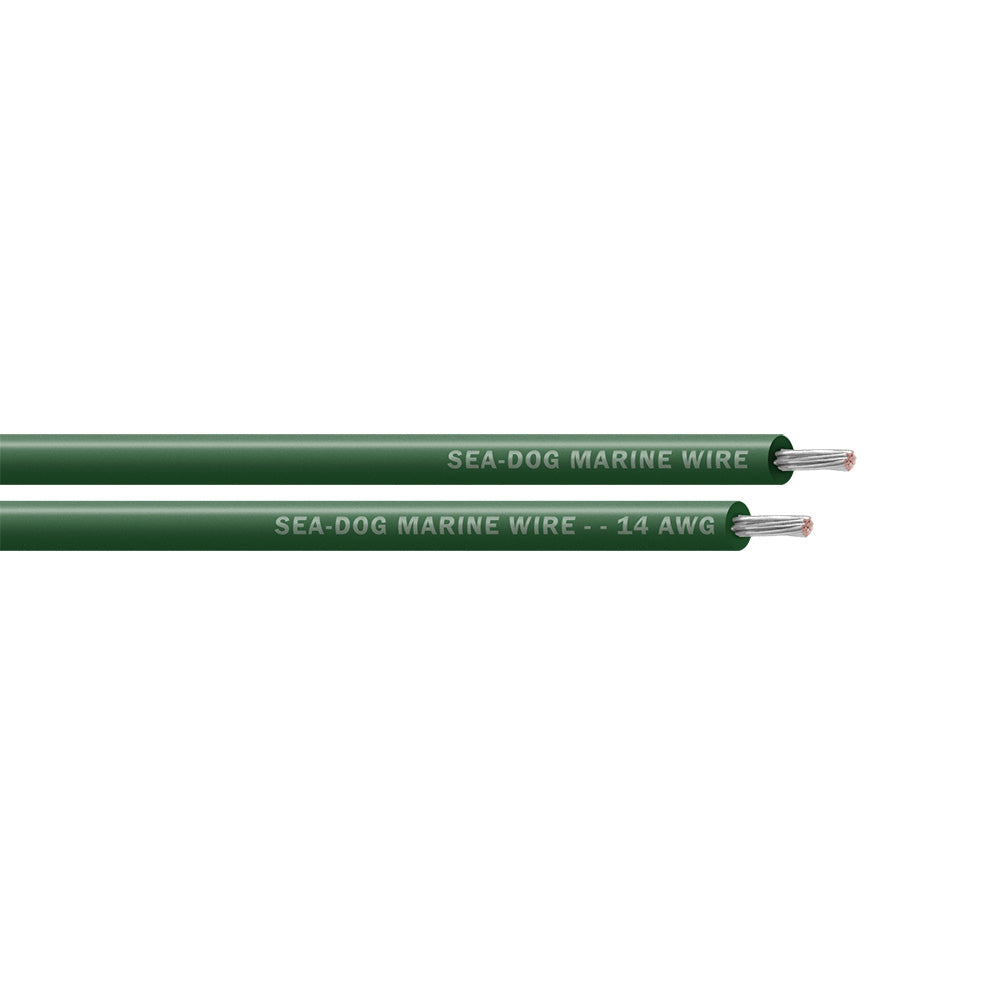 Sea-Dog 14 AWG Green Primary Wire - 250'