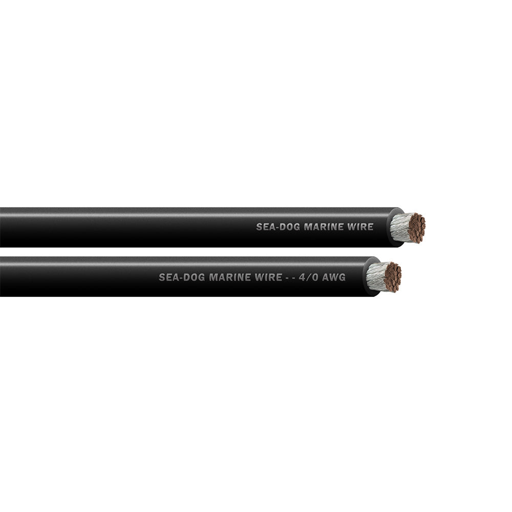 Sea-Dog 4/0 AWG Black Battery Cable - 25'