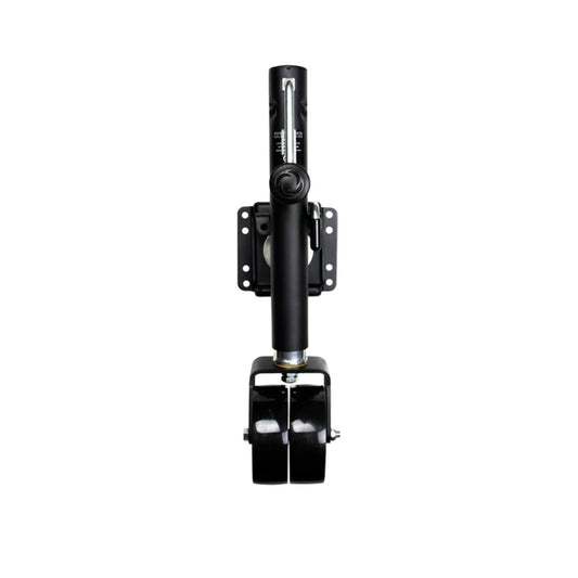 Powerwinch Select Series Jack - 1500lb, Weld-On, Double Wheel, Carbon Black