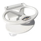 Deep Blue Marine Double Slim Can Drink Holder & Cell Phone - White