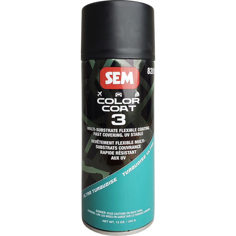 SEM Color Coat 3 - Ultra Turquoise - 12 oz