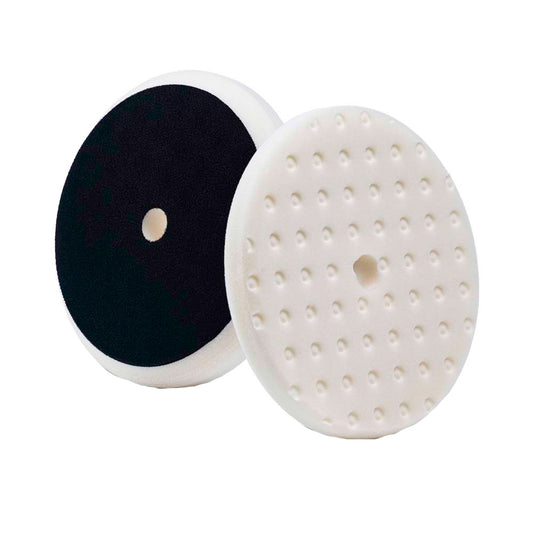 Lake Country Soft White Foam Polishing Pad with CCS Technology 8" x 1 1/4"