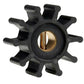 Jabsco Impeller Kit - Neoprene - 10 Blade - 2" Diameter x 7/8" Wide - Slotted Shaft Pin Drive - Brass Insert - 15/32" Shaft Diameter