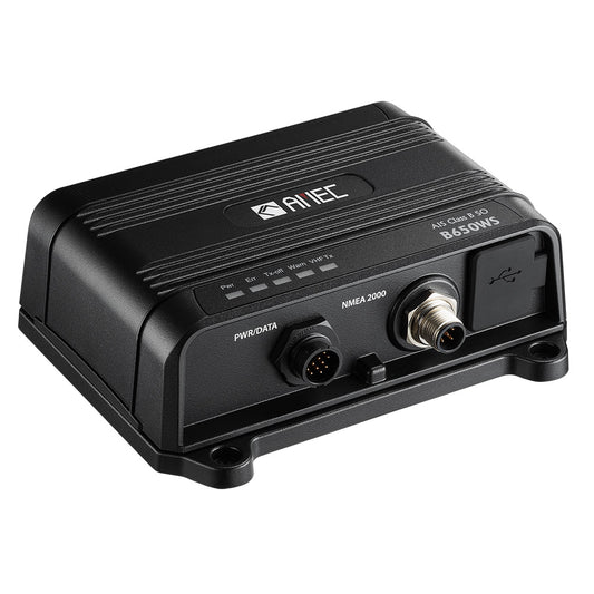 AMEC B650WS Class B AIS Transceiver w/WI-FI & VHF Antenna Splitter - 5W-SOTDMA, NMEA 2000, NMEA 0183, USB
