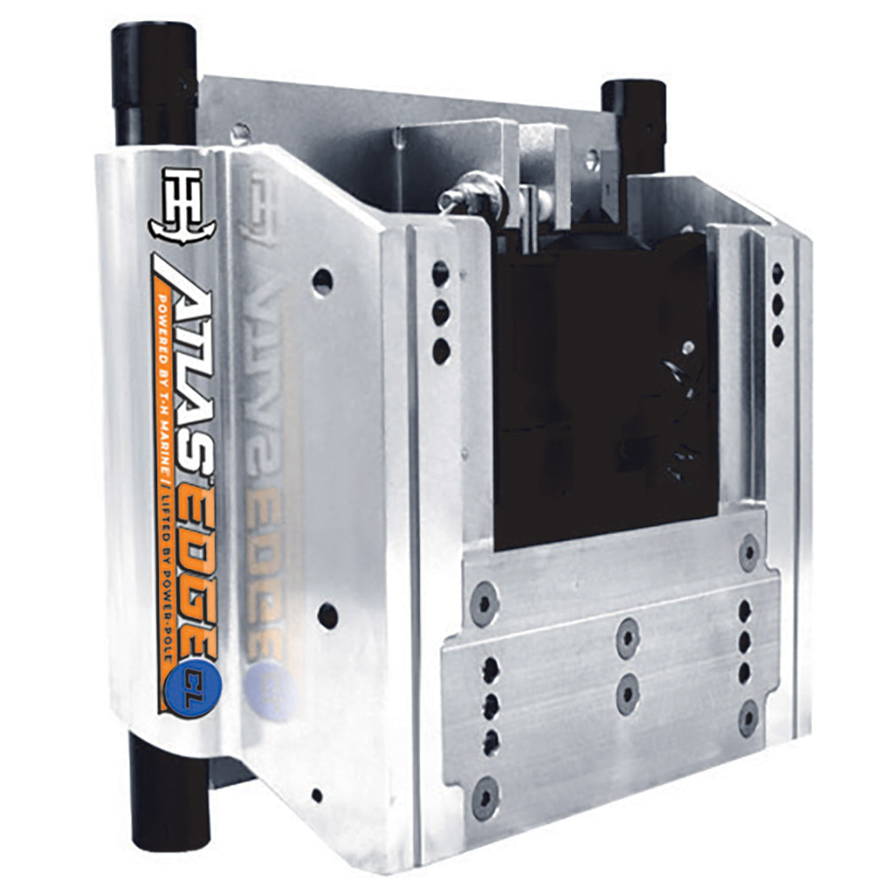 T-H Marine ATLAS™ EDGE 14" Set Back Hydraulic Jack Plate - Classic - Silver
