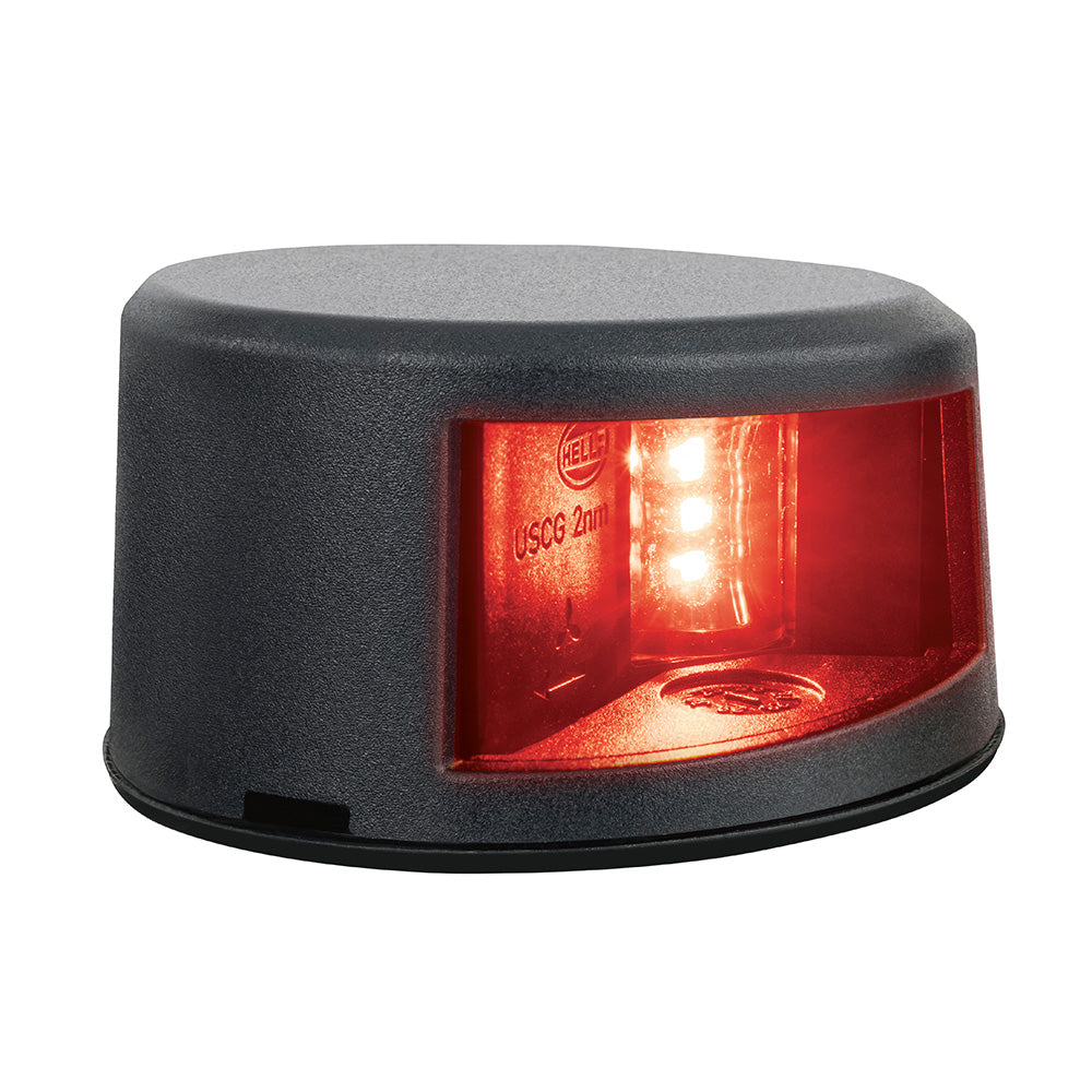 Hella Marine NaviLED Gen II Port Deck Mount Navigation Lamp - Black