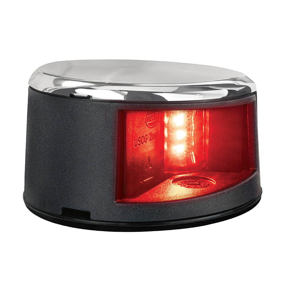Hella Marine NaviLED Gen II Port Deck Mount Navigation Lamp - Stainless Steel