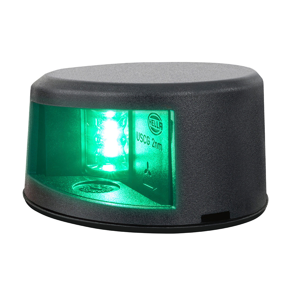 Hella Marine NaviLED Gen II Starboard Deck Mount Navigation Lamp - Black