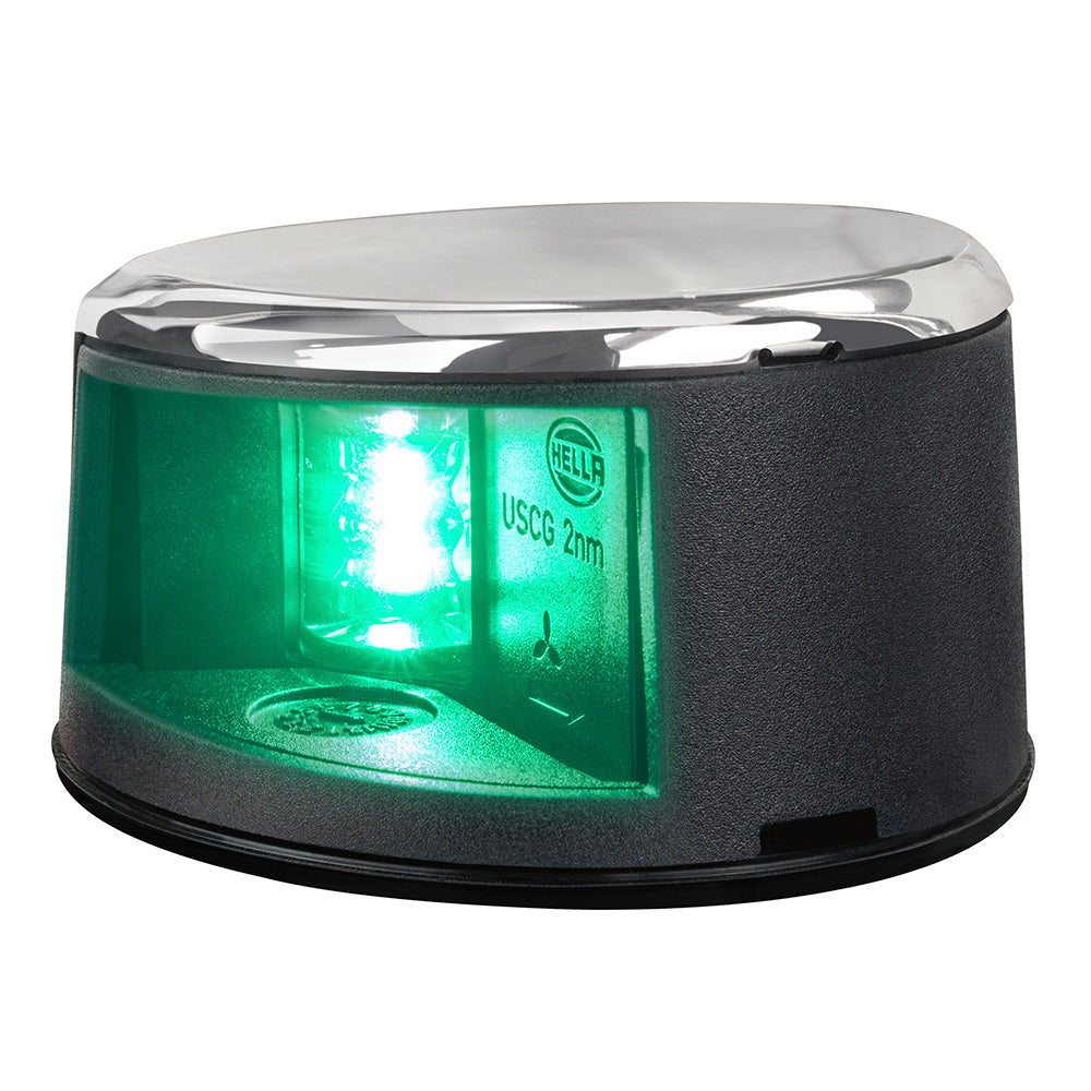 Hella Marine NaviLED Gen II Starboard Deck Mount Navigation Lamp - Stainless Steel