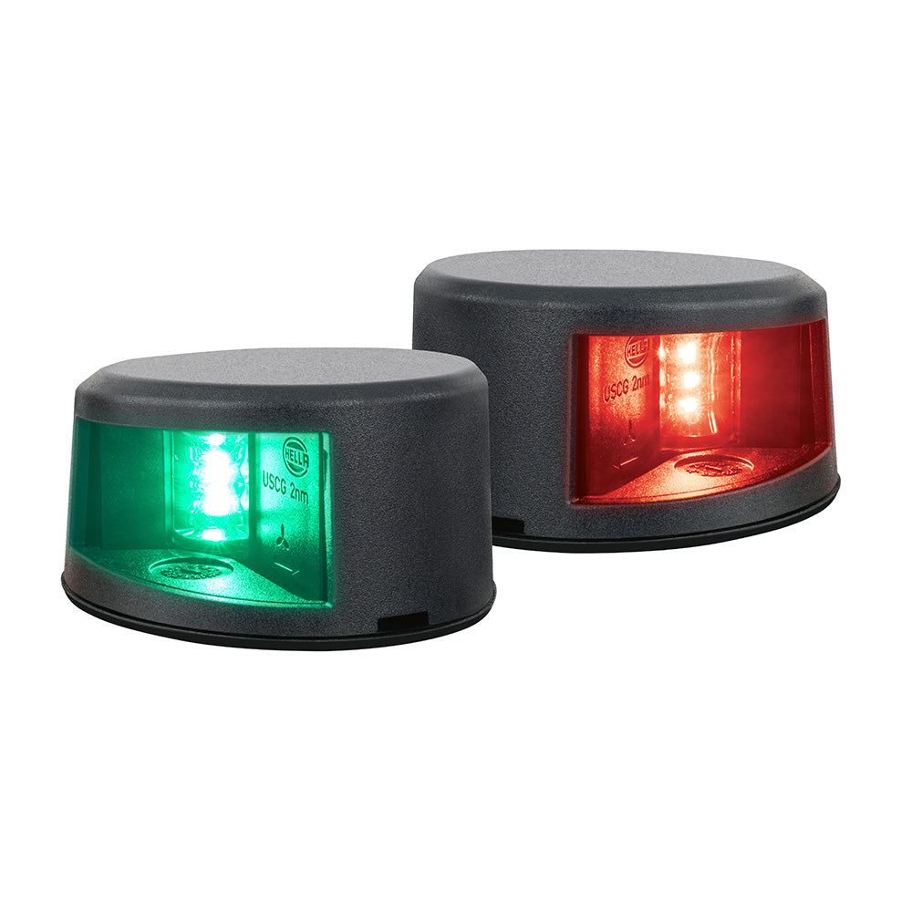 Hella Marine NaviLED Gen II Port/Starboard Deck Mount Navigation Lamps - Black