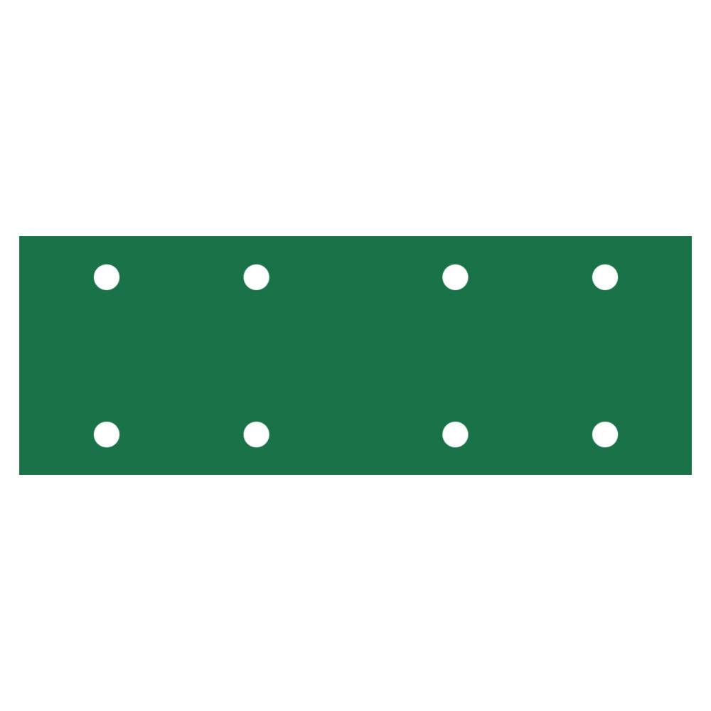 RUPES PROCUT Film Abrasive Sheets 70mm x 200mm (2.75" x 7.8") - 8 Hole - P320 Grit *Box of 100pcs