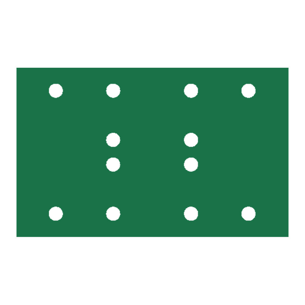 RUPES PROCUT Film Abrasive Sheet 80mm x130mm (3.15" x 5.1") - 12 Holes - P320 Grit *Box of 100pcs