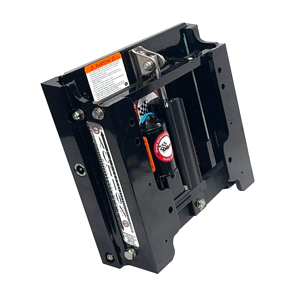 Bob's Machine 4" Setback Action Series Hydraulic Jack Plate - Gloss Black