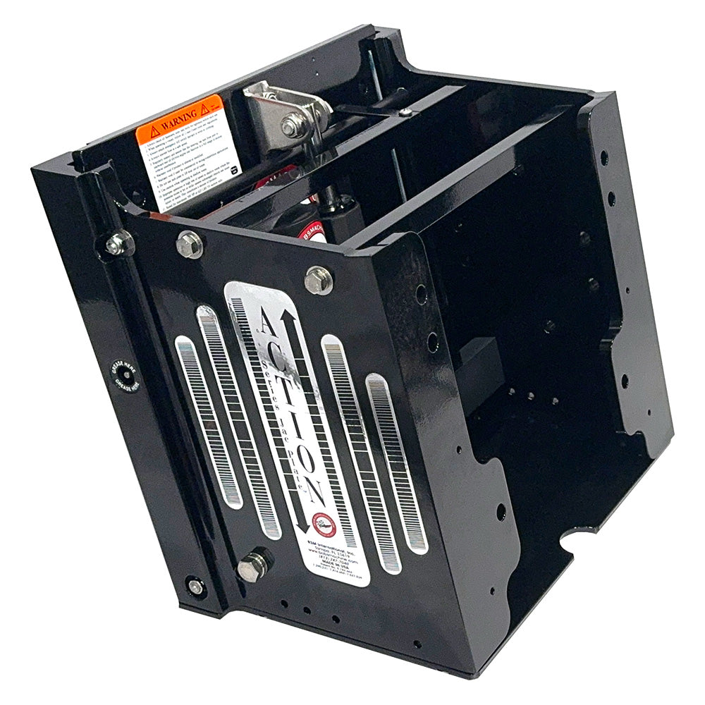 Bob's Machine 10" Setback Action Series Hydraulic Jack Plate - Gloss Black