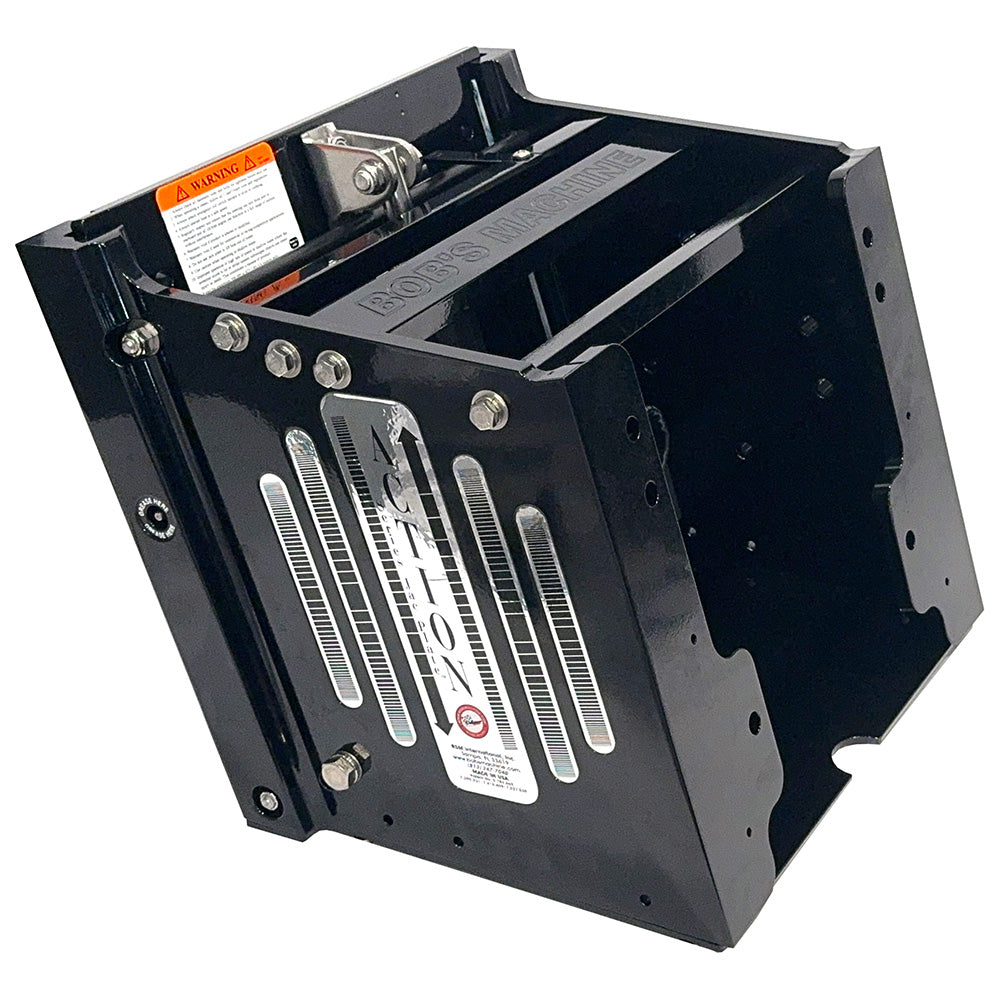 Bob's Machine 12" Setback Action Series Hydraulic Jack Plate - Gloss Black