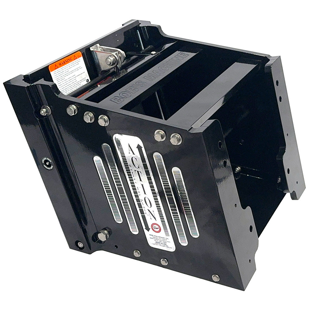 Bob's Machine 14" Setback Action Series Hydraulic Jack Plate - Gloss Black