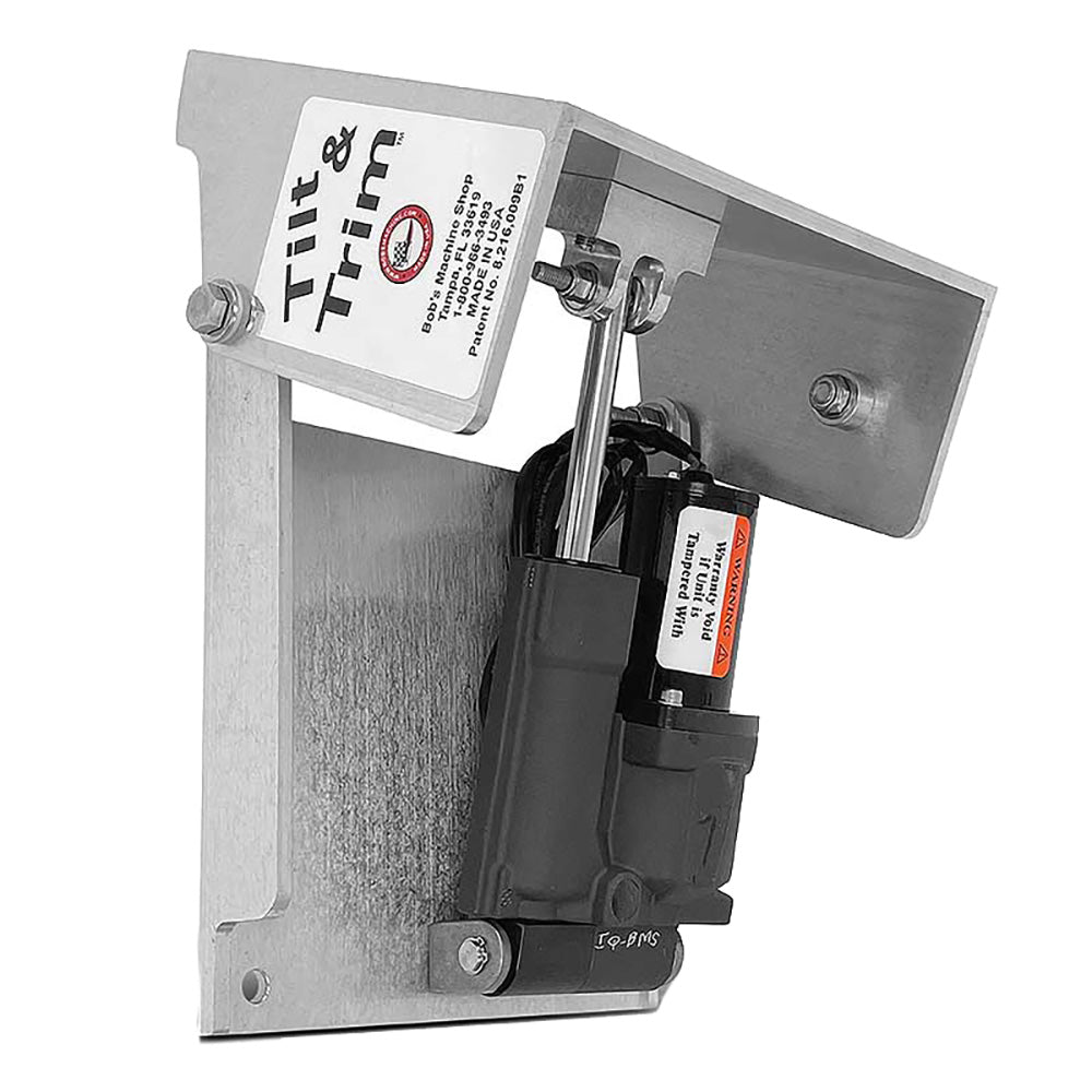 Bob's Machine Action Series Tilt & Trim f/Clamp on Motors - Silver - 30HP