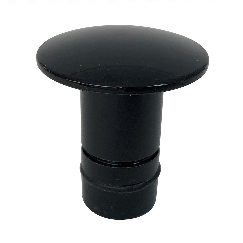 Bob's Machine Deck Plug - Pedestal Seat Plug 0.75" Hole- Black