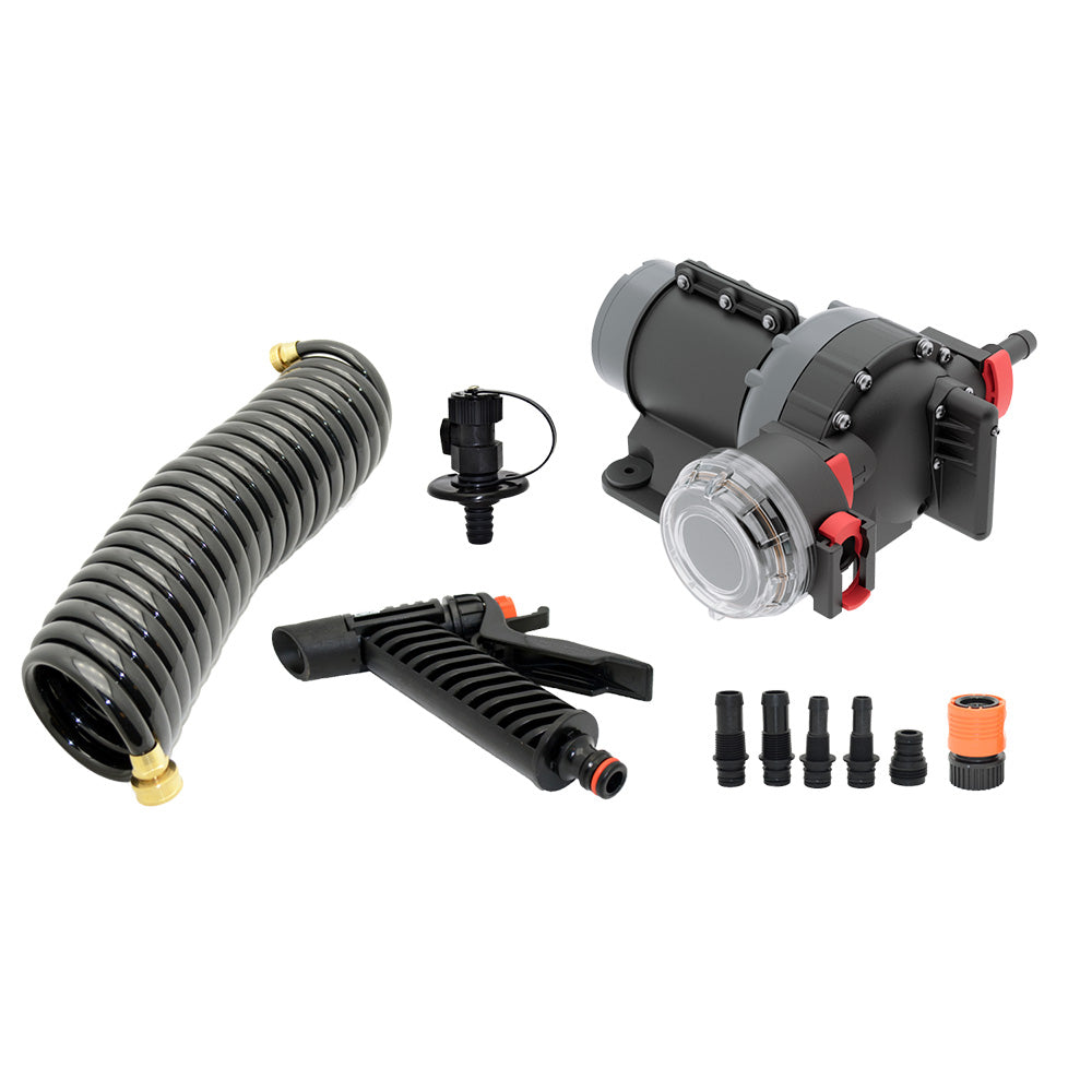 Johnson Pump Aqua Jet II WD - 3.5 GPM - 12V - Full Pump Kit