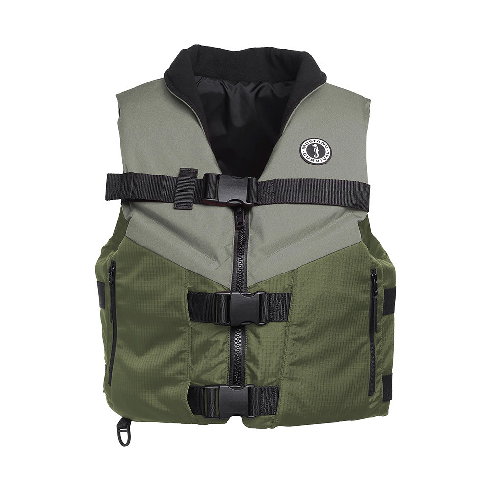 Mustang Accel Foam Vest - Green/Grey - XXXL