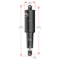 Lenco 2 1/4in Stroke Standard Actuator 5/16in 24V