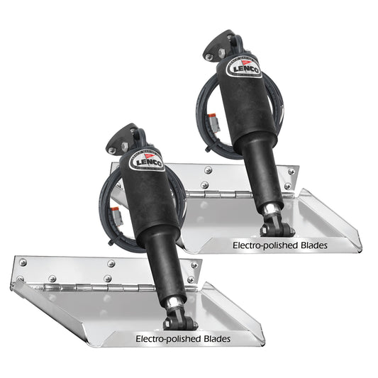Lenco 18inx14in Performance Trim Tab Kit 12v Requires Switch