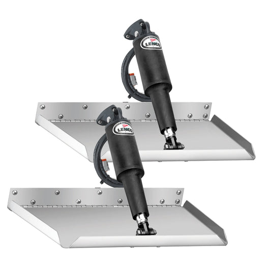 Lenco 12inx9in Edge Mount Trim Tab Kit 12v Requires Switch