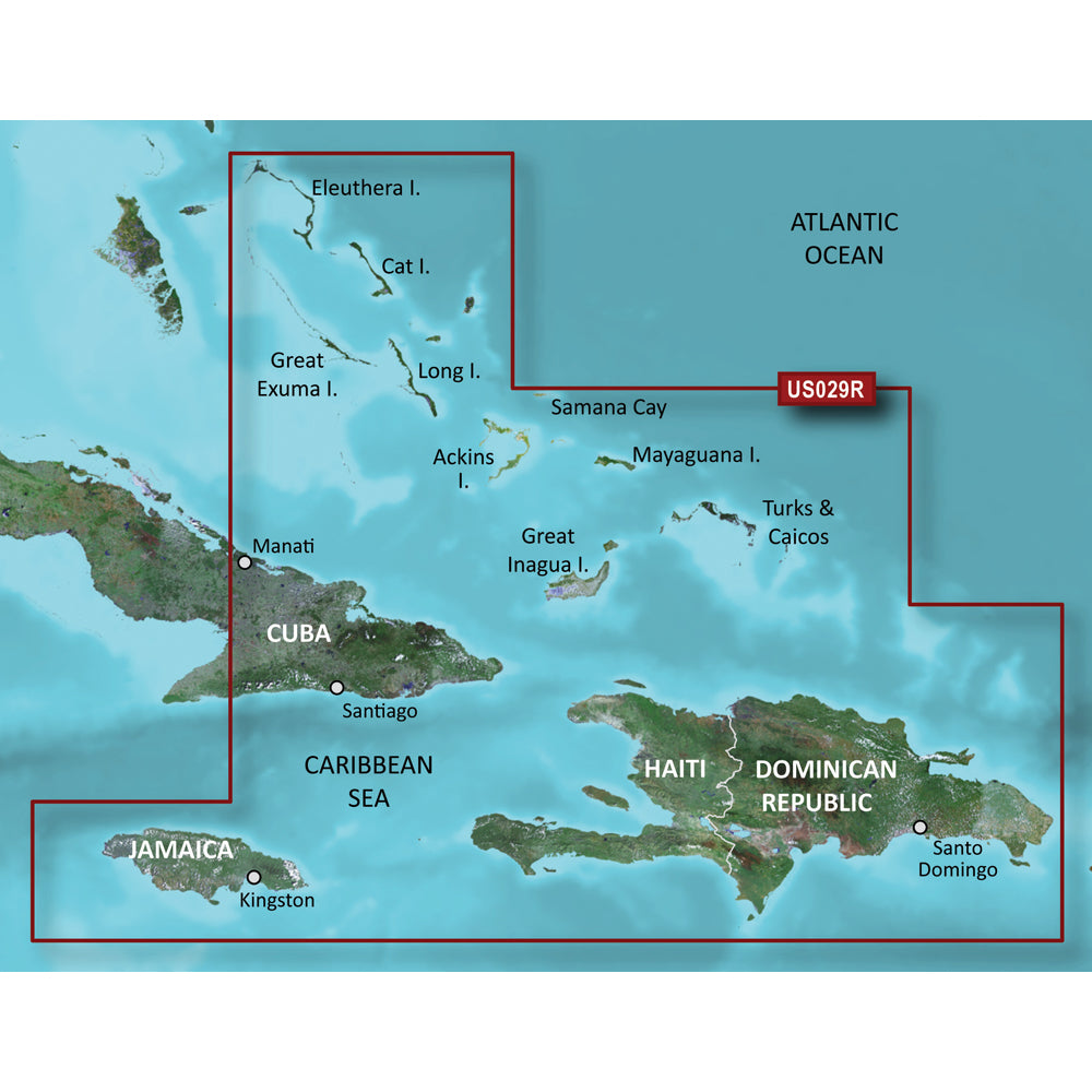 Garmin VUS029R G3 Vision Southern Bahamas