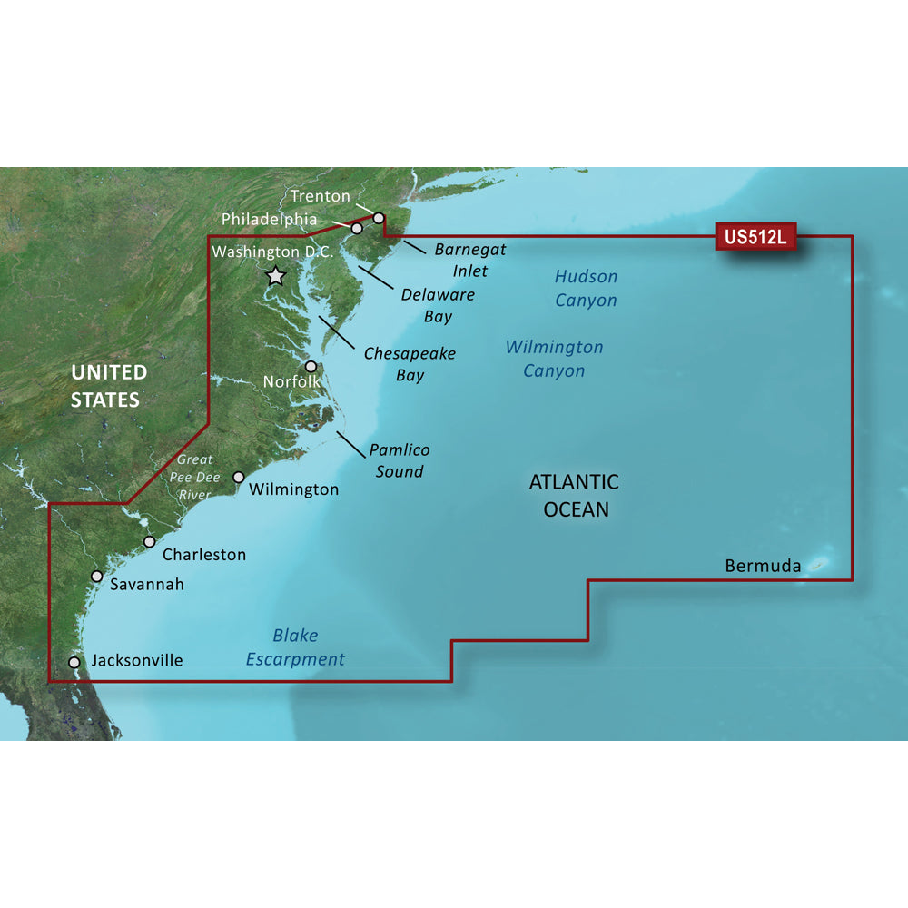 Garmin VUS512L G3 Vision Mid-Atlantic