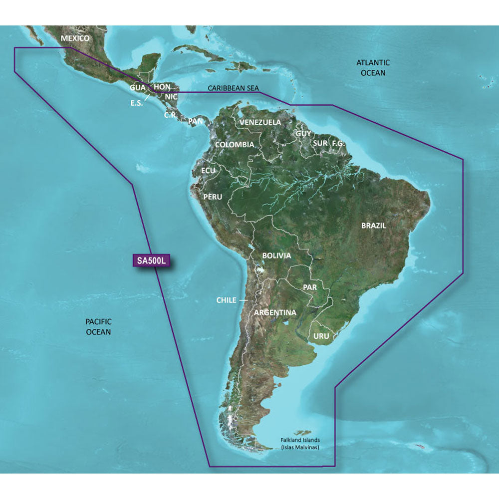 Garmin HXSA600X G3 Micro South America Coastal Chart