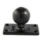 RAM Mount 1.5" x 3" Rectangle Base w/1.5" Ball