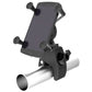 RAM Mount Tough-Claw Mount w/Universal X-Grip Phone Holder