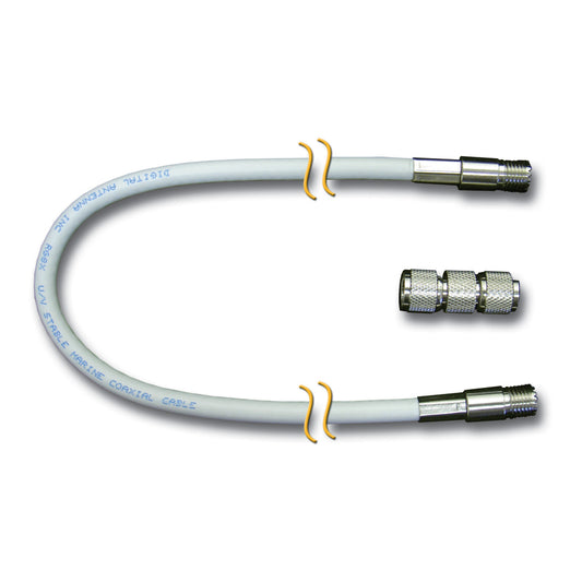 Digital 20ft RG8X W/Mini UHF Female & Mini UHF Double Male