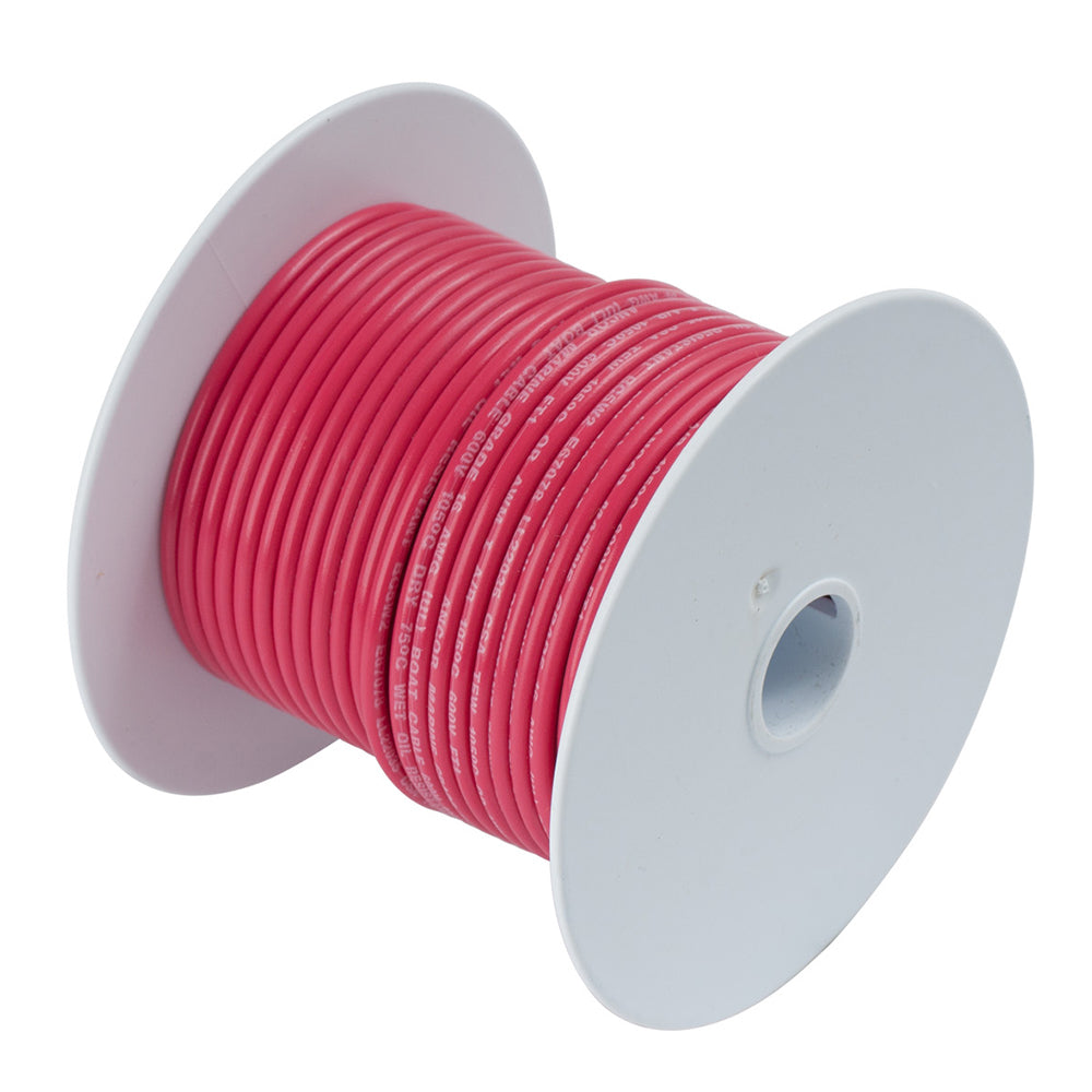 Ancor #8 Red 250ft Spool Tinned Copper Wire