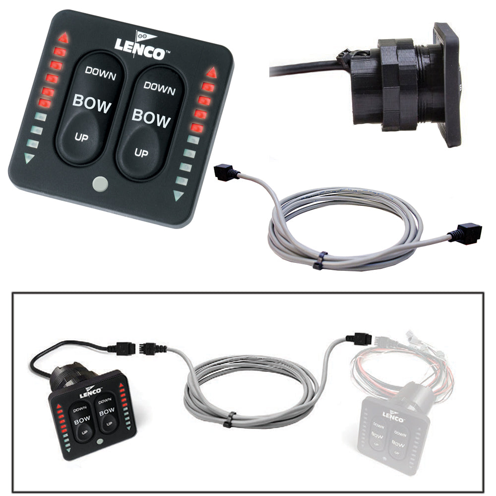 Lenco LED Flybridge Key Pad With 20ft Shielded Harness For Use with 15169-001
