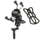 RAM Mount Fork Stem Mount w/Short Double Socket Arm & Universal X-Grip® Cell/iPhone Cradle