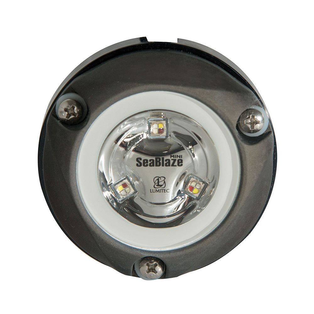 Lumitec Zambezi Mini White LED FOR PONTOON BOATS Anodized Aluminum 12/24v