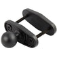 RAM Mount Square Post Clamp Base 2.5" Wide w/1.5"Ball