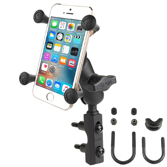 RAM Mount X-Grip® Phone Mount w/Motorcycle Brake/Clutch Reservoir Base