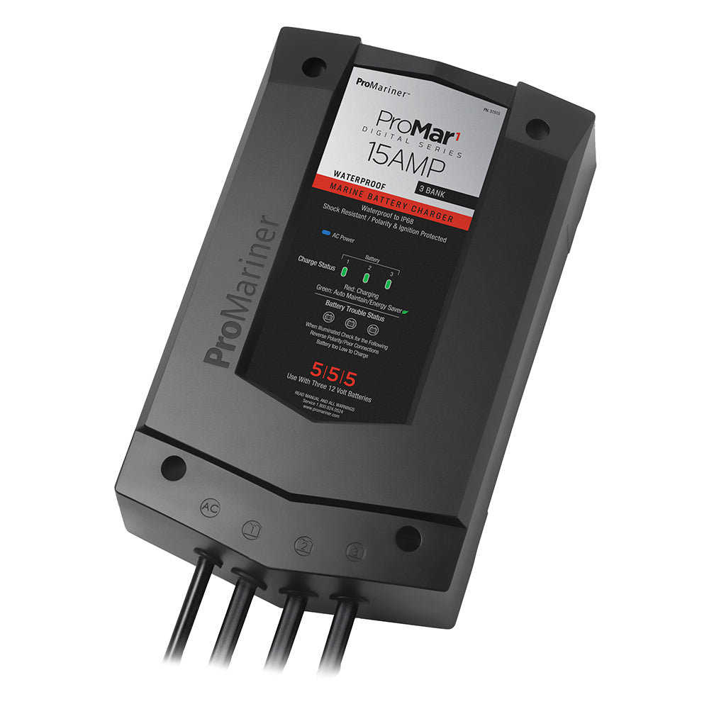 ProMariner ProMar 1 DS 15 Amp 3 Bank Battery Charger
