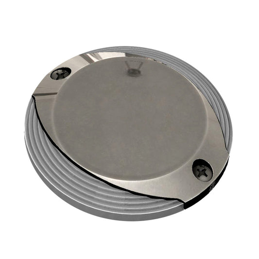 Lumitec Scallop Pathway Light Spectrum Warm White 10-30vDC Stainless  Housing