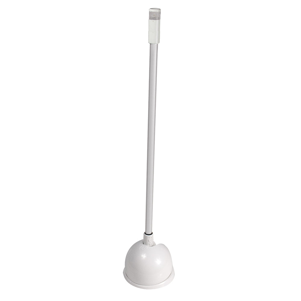 Lumitec Contour 12in Anchor Light, White Sleeve White Base 12/24vDC