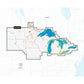 Garmin NVUS005R Navionics+ Vision+ U.S. North microSD