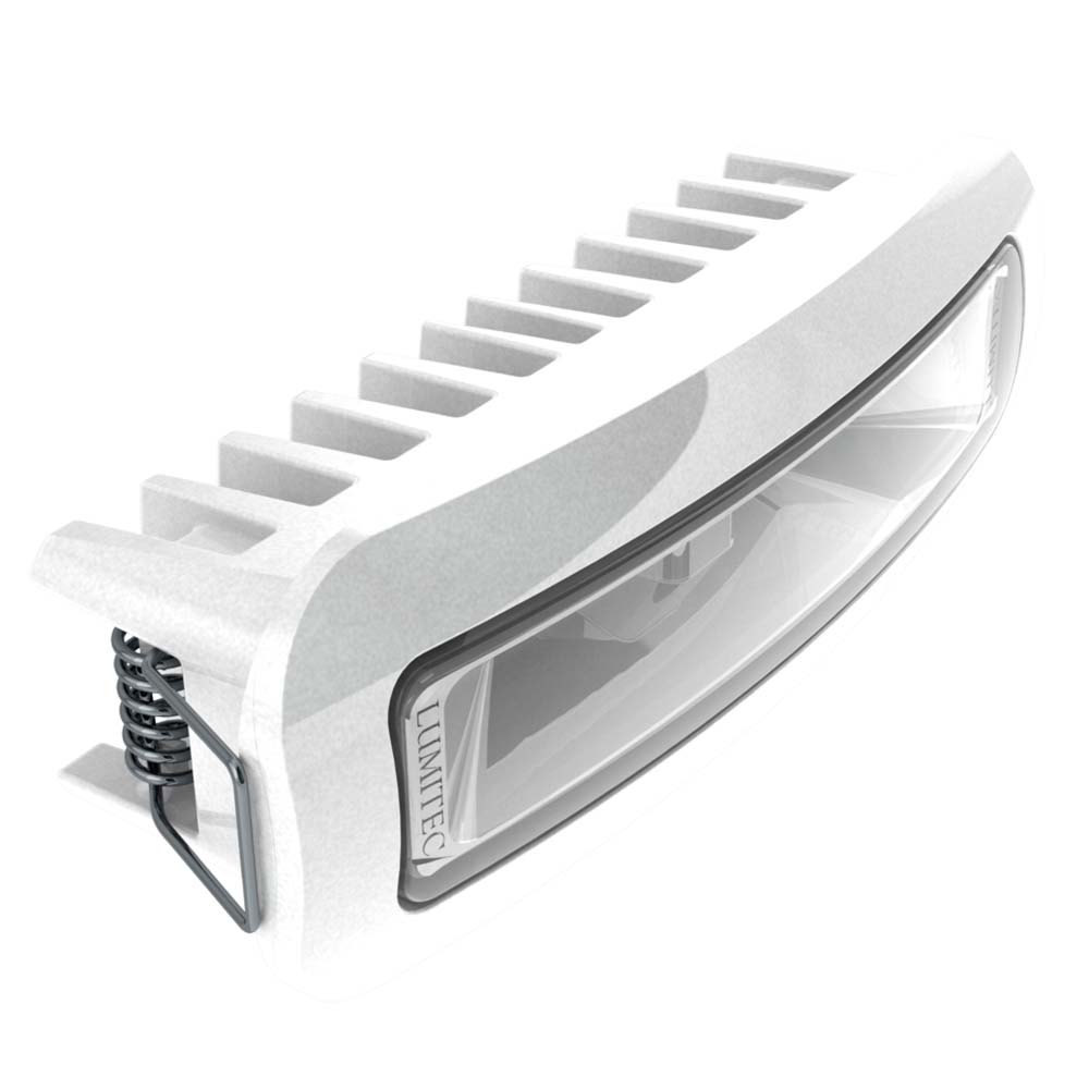 Lumitec Capri3 Flood Light White/Red LEDfts Dimmable Flush Mount White 12/24v